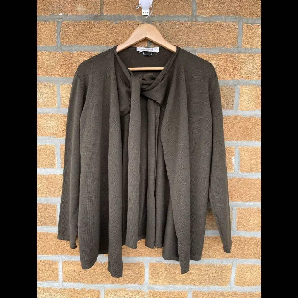 Marina Rinaldi virgin wool cardigan medium